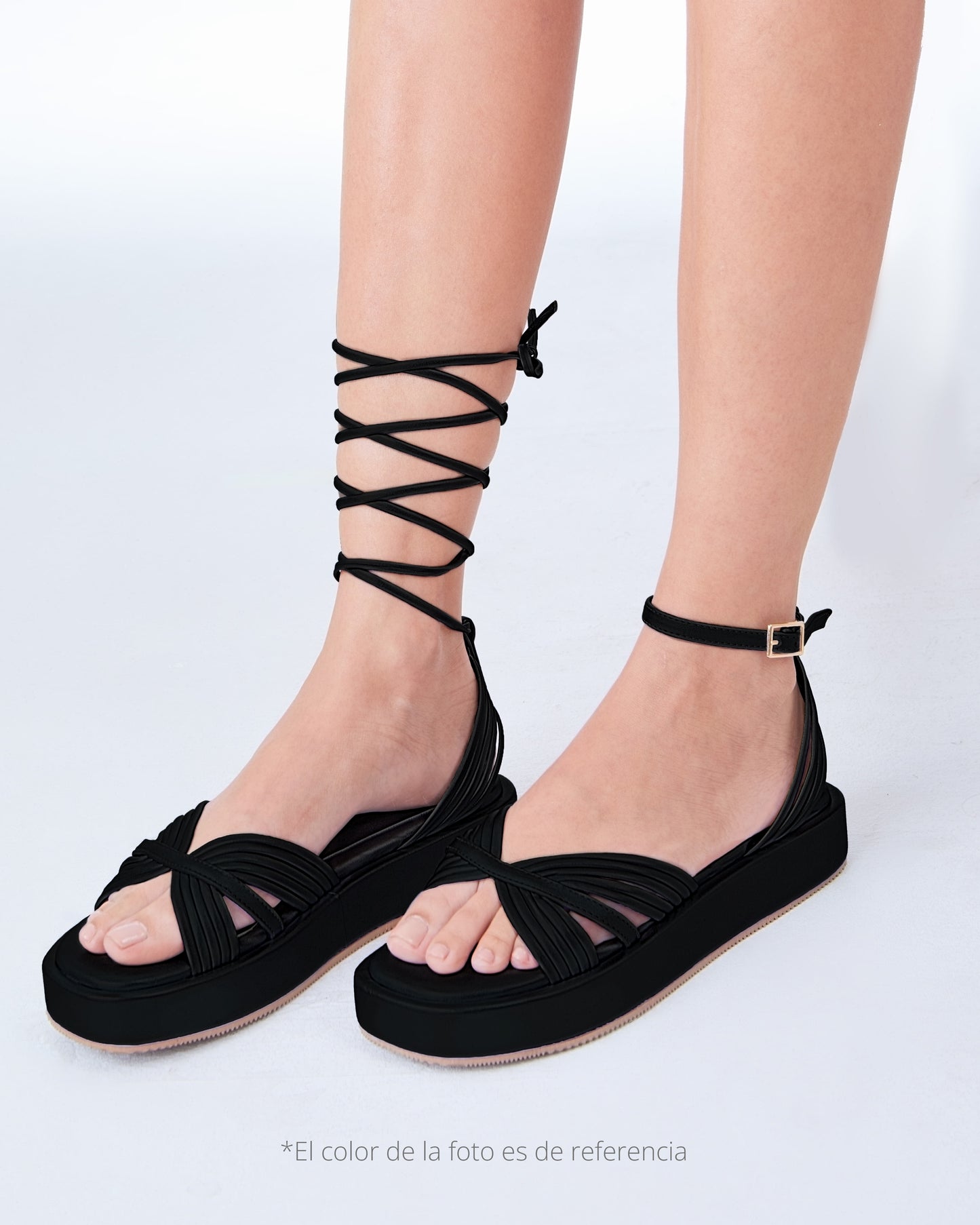 NICOLE PLATFORM SANDALS