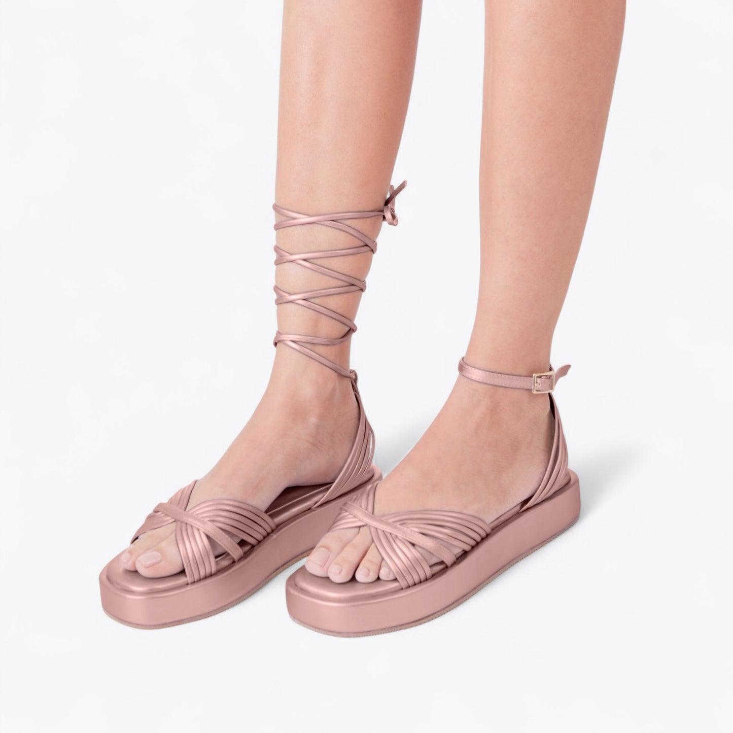 NICOLE PLATFORM SANDALS